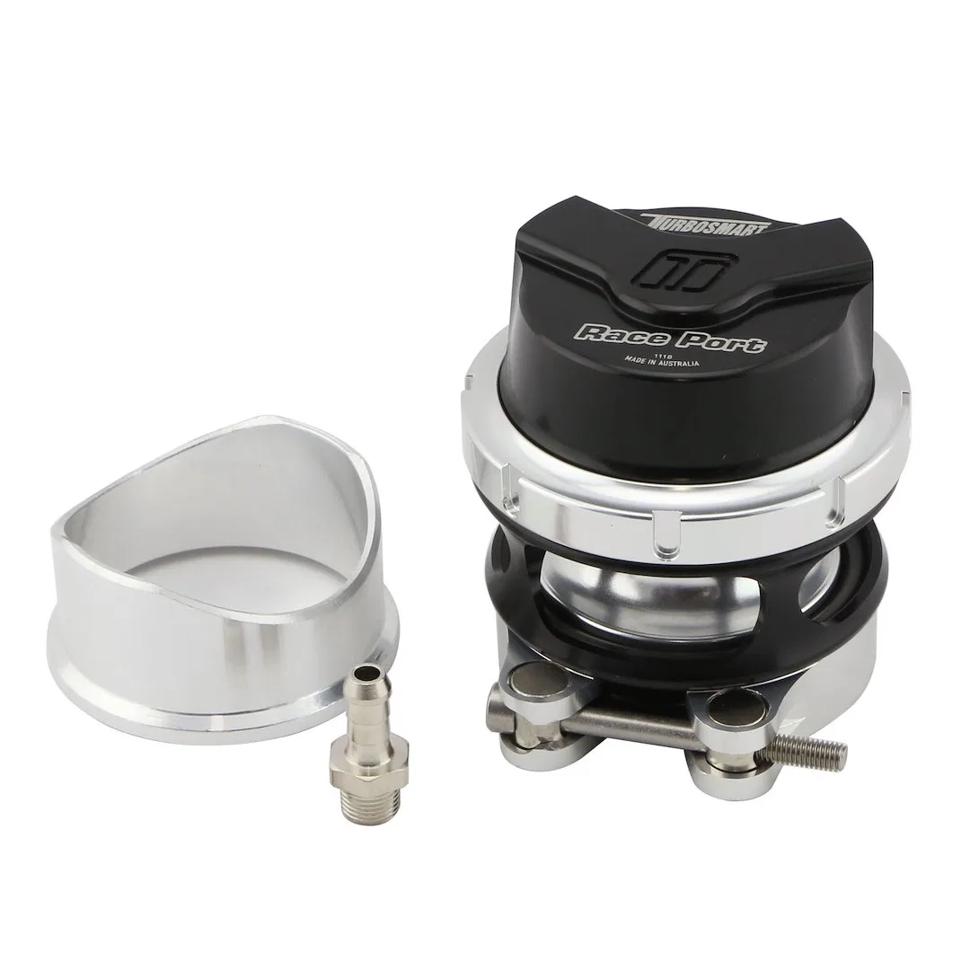 TS-0204-1132 – TURBOSMART Turbocharger Blow Off Valve, Vent To Atomsphere 50 MM Black Aluminum Vacuum Fitting/ V-Band...